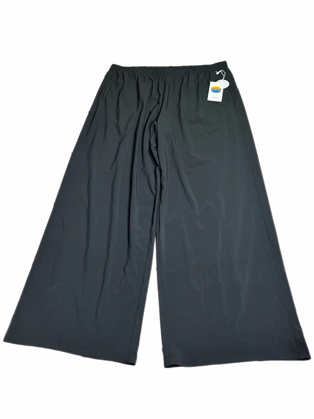 NWT Vuori Villa Everyday Wideleg Mid-Rise Pant *31” (Black) Size XXL